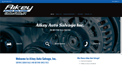 Desktop Screenshot of aikeyautosalvage.com